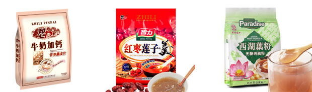 星火代餐粉包裝機械設(shè)備樣品